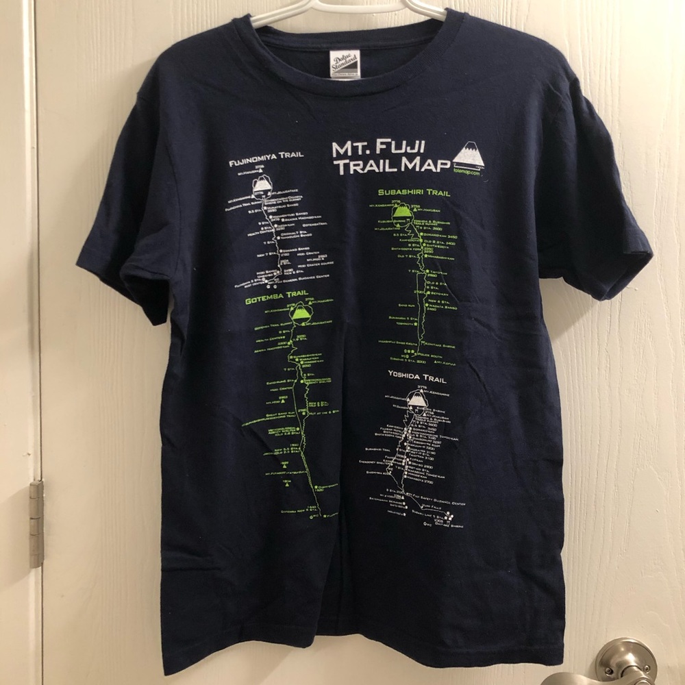 Mens navy blue causal T-shirt size M